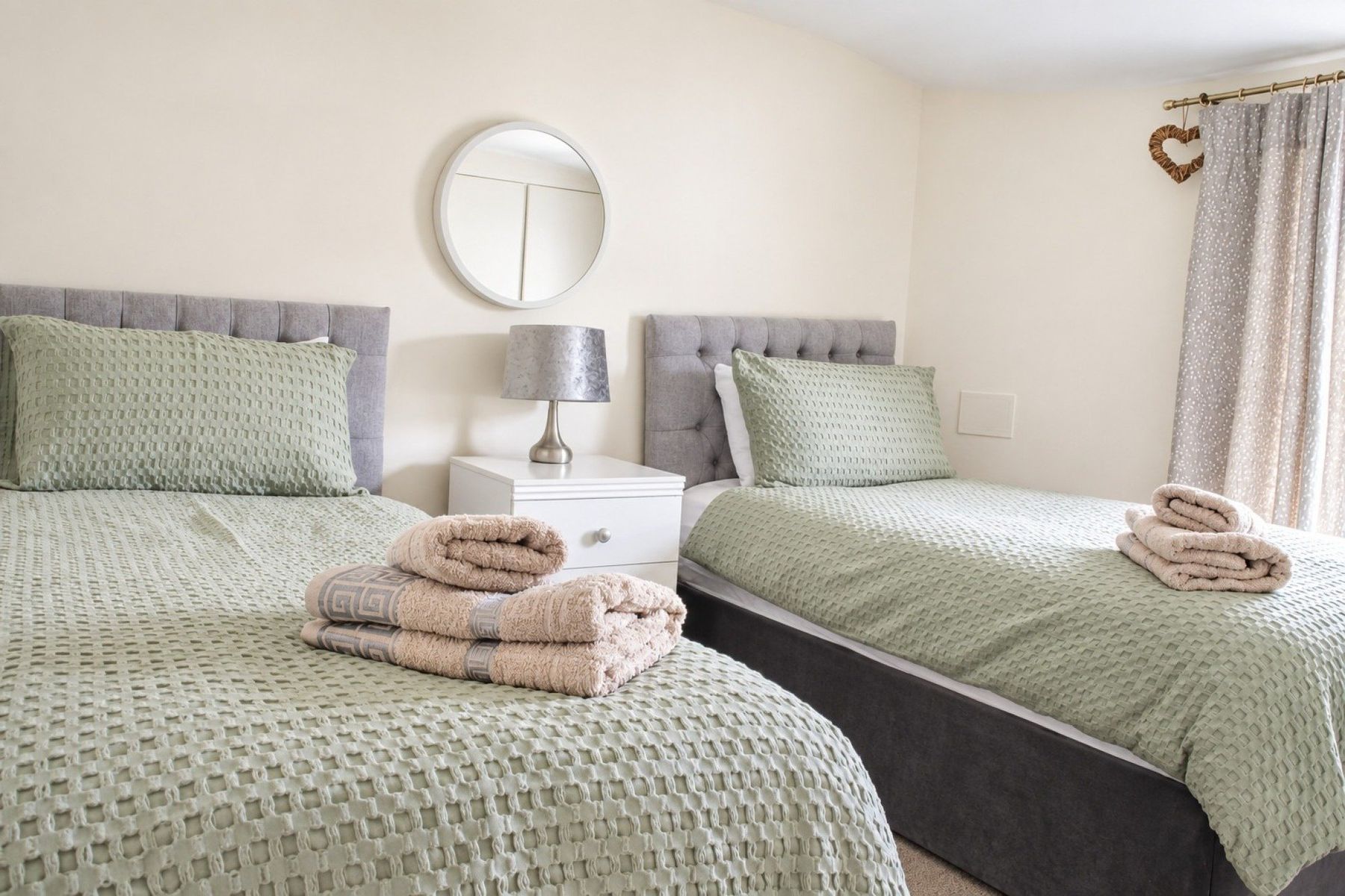 Twin beds