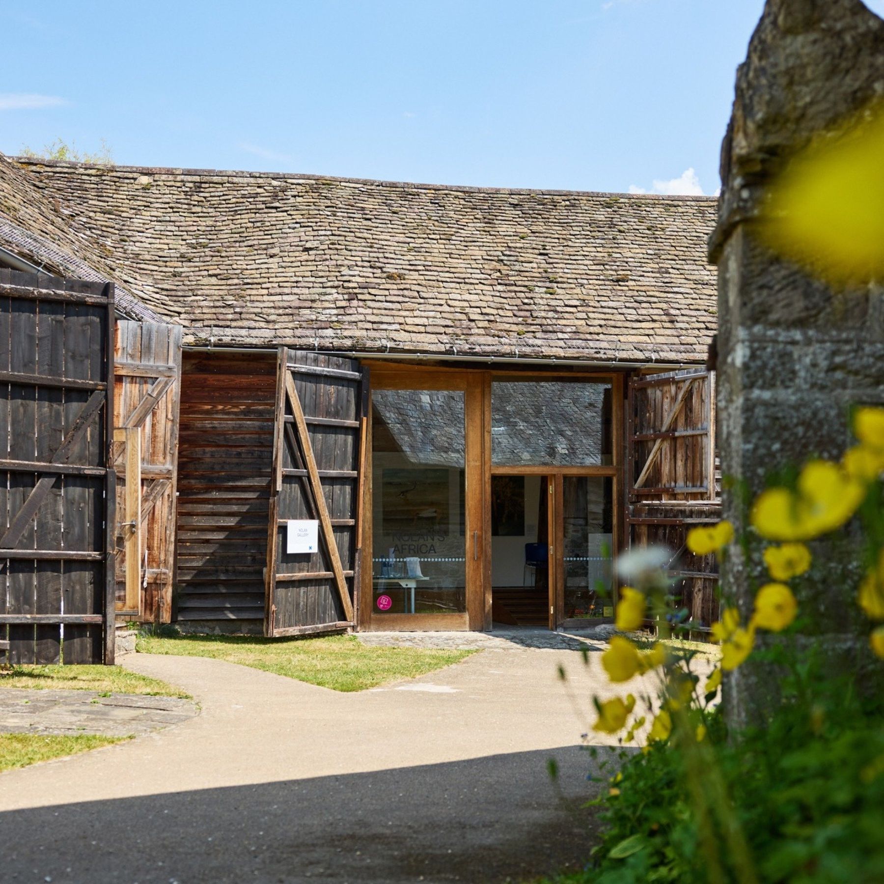 Tithe Barn Gallery Entrance