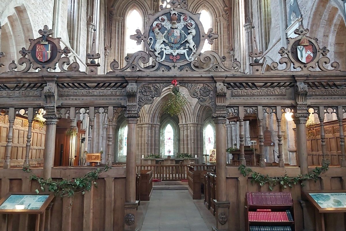 Interior of Dore Abbey