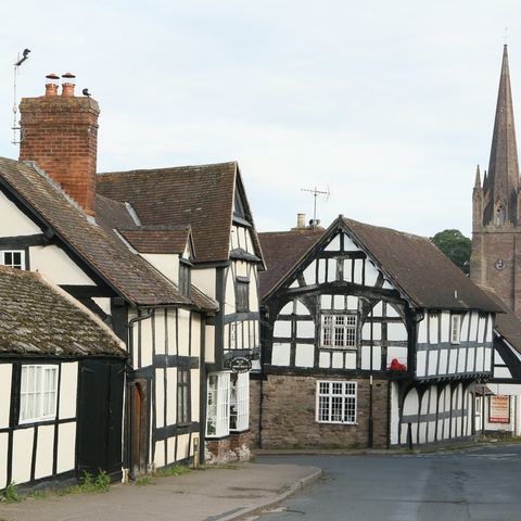 Black and white village
