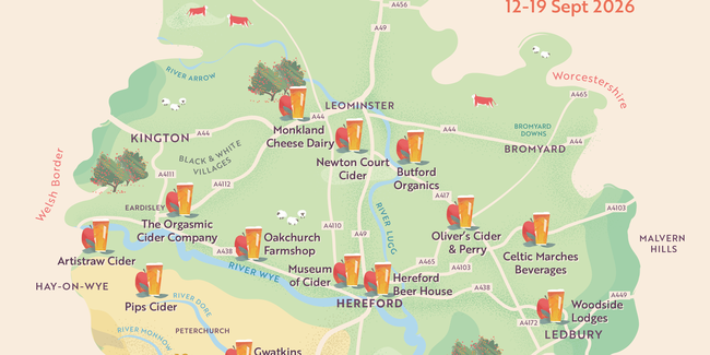 Craft Cider Week Map