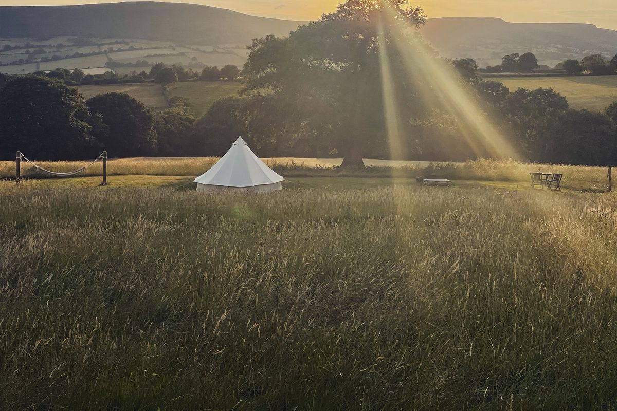 Sunset over the Black Mountains