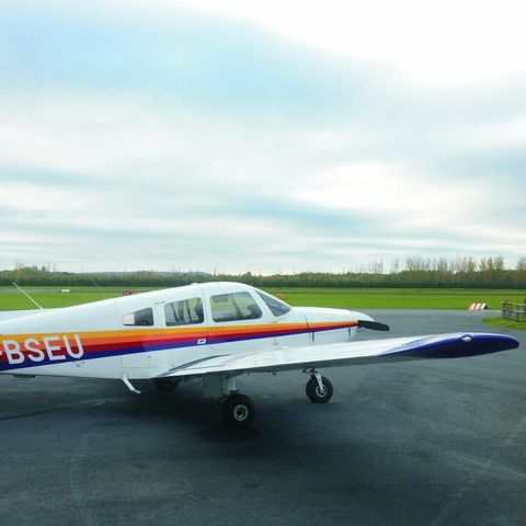 aeroplane at shobdon airfield