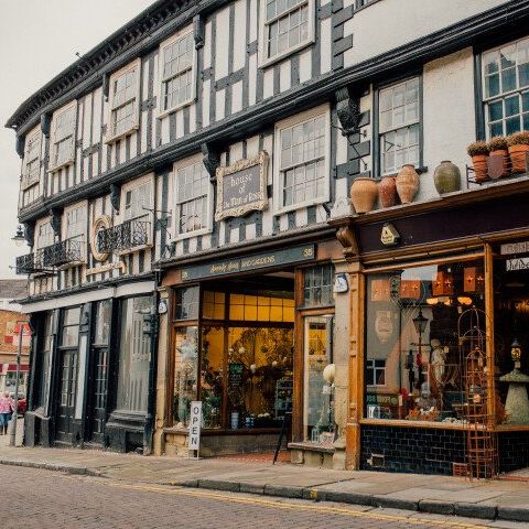 Man of Ross half-timbered building