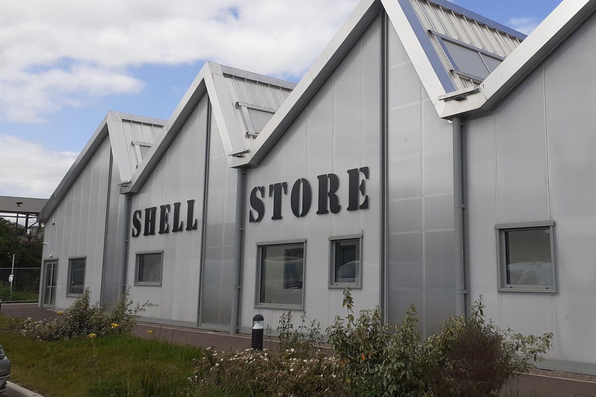 Exterior of the Shell Store