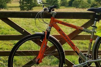 Bicycle in countryside