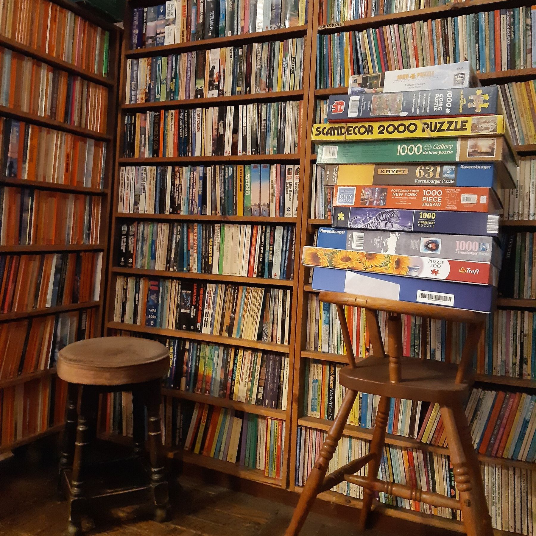 Many books and games to enjoy