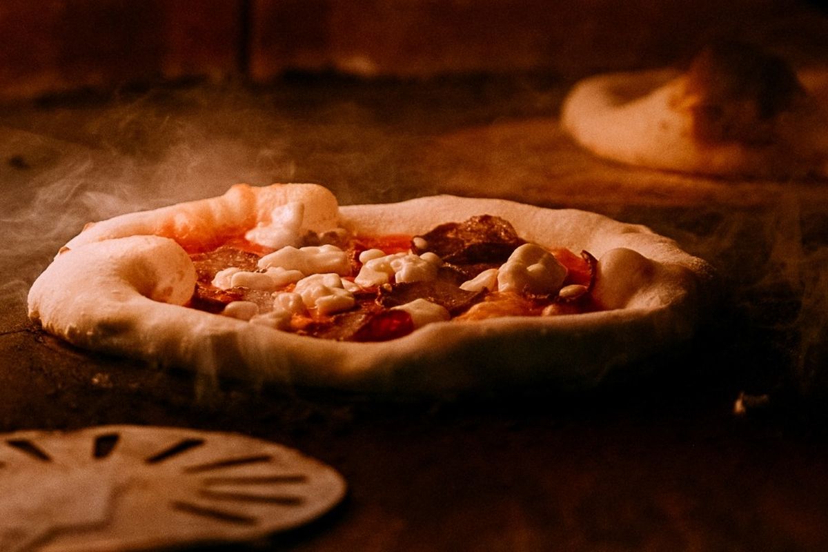 pizza cooking