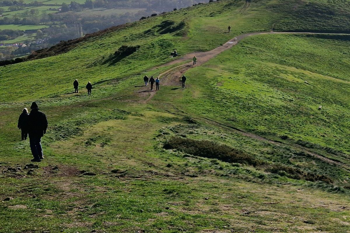 A winters walk on the Malverns