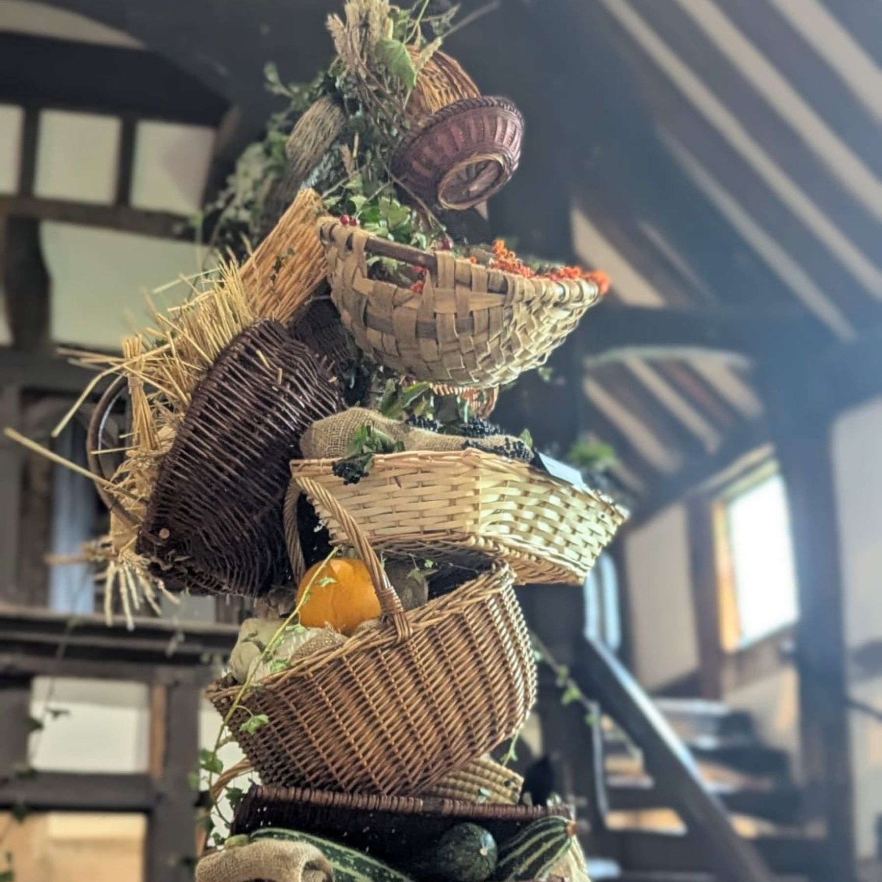 Seasonal displays in the manor house