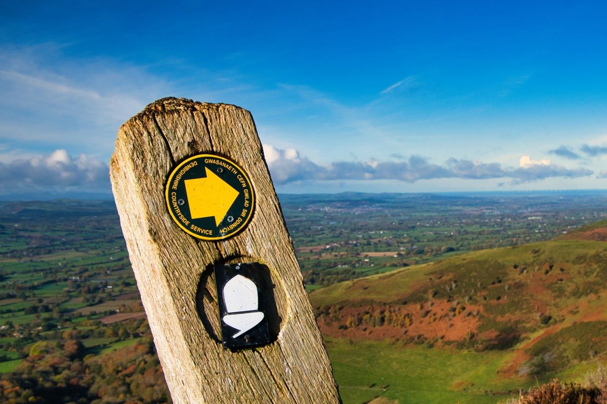 Offas Dyke signpost