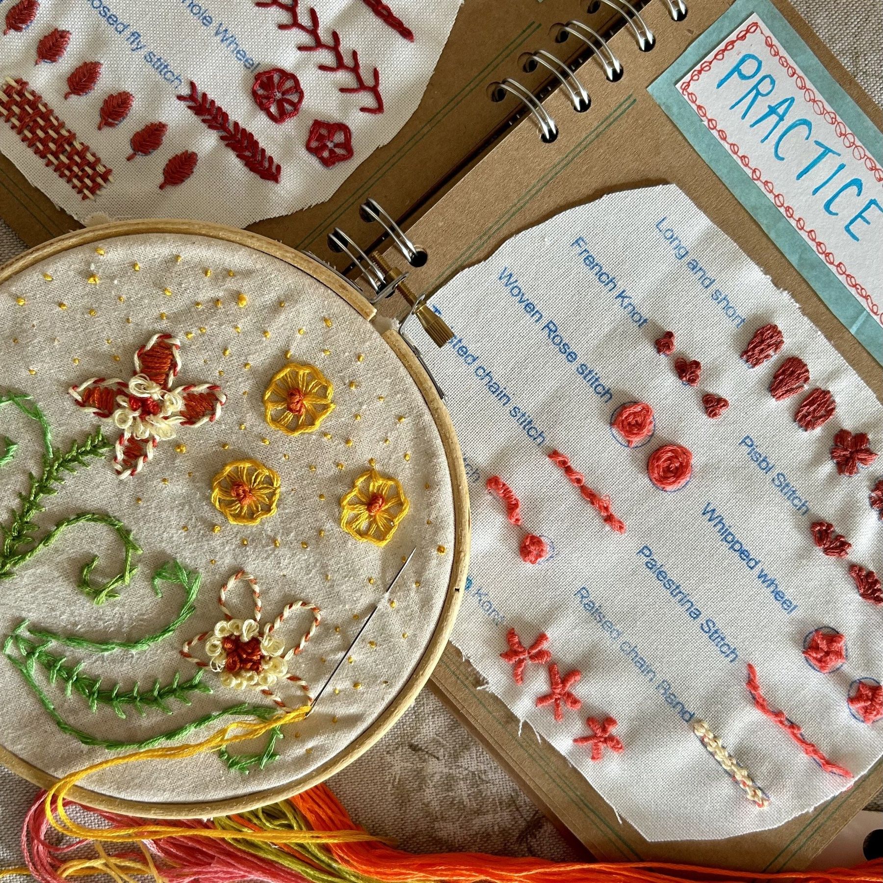 Our Slow Stitching course not only provides instruction on a range of embroidery techniques, but will also develop your ability to create beautiful textiles pieces.