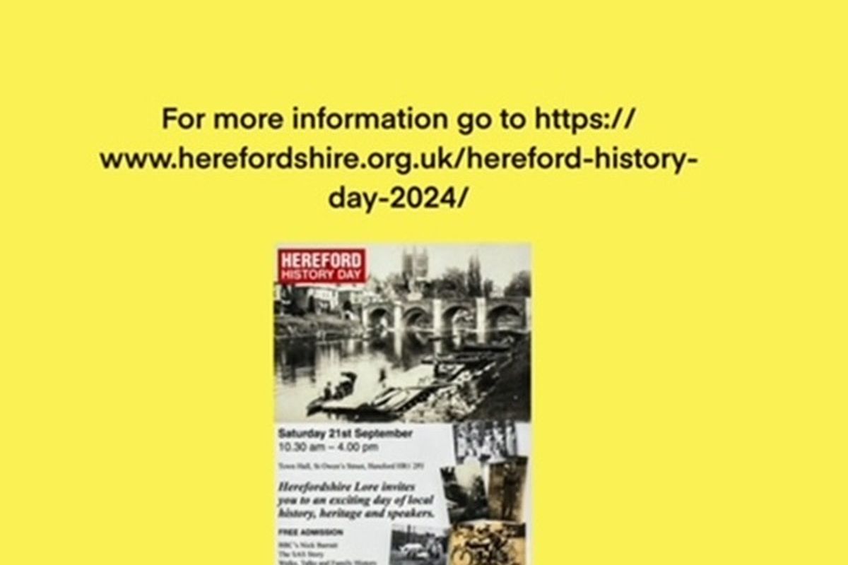 bright yellow event information poster