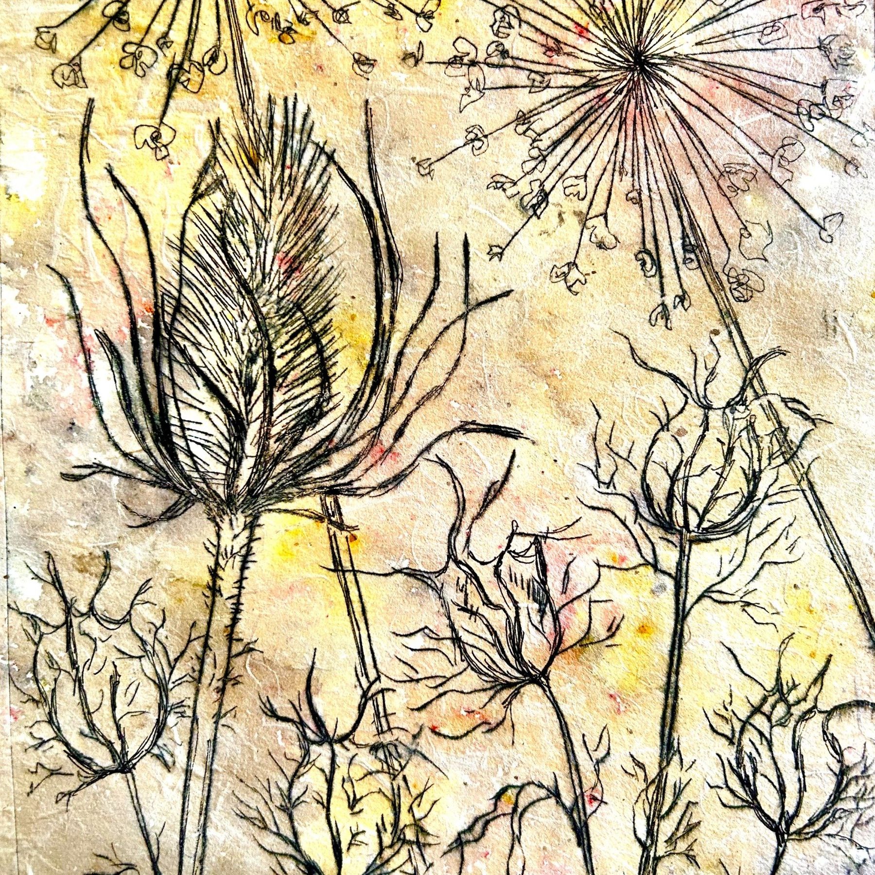 Our printmaking course focuses on combining drawing, pattern and colour in beautiful creative combinations.