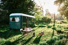 A vintage caravan