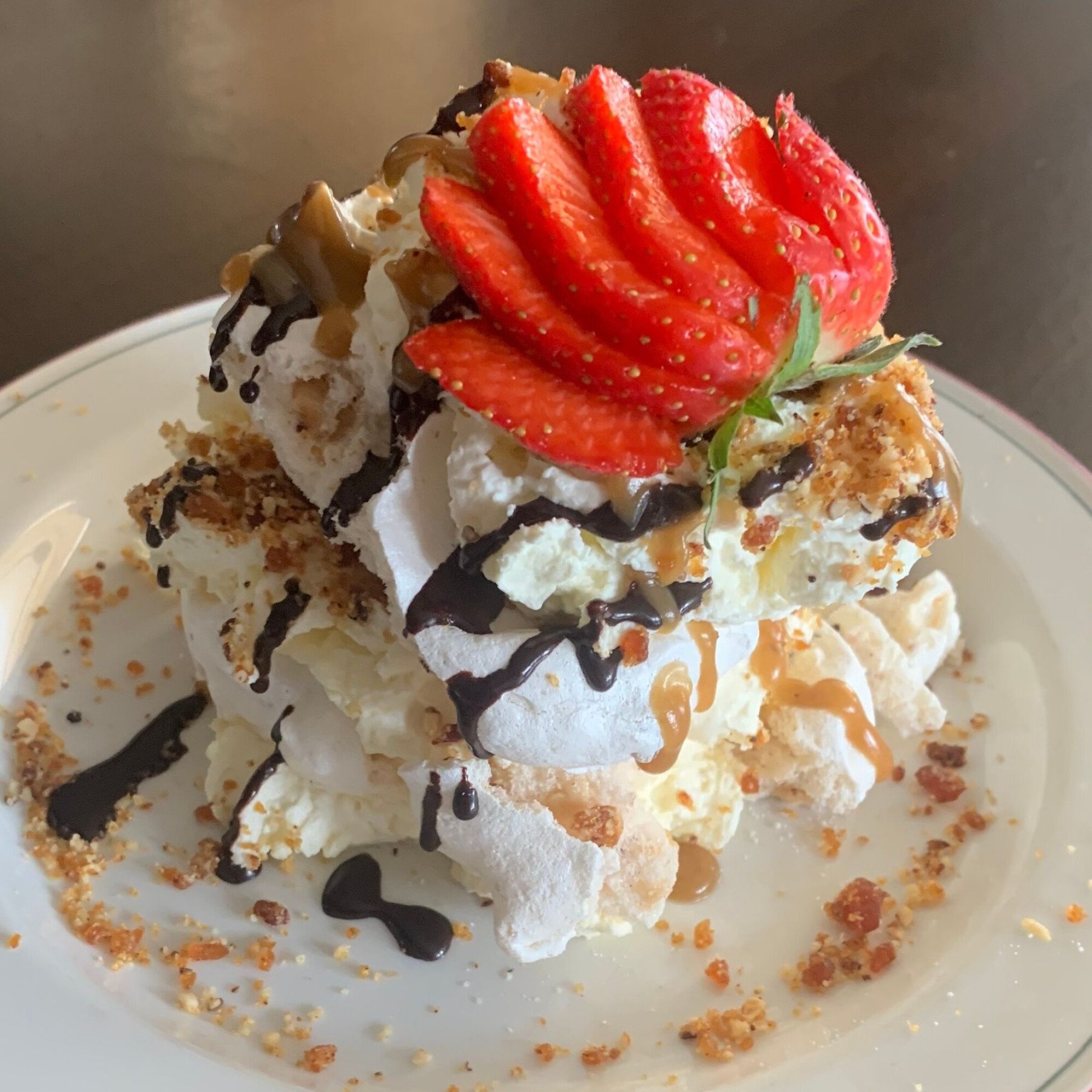 Hazlenut Meringue