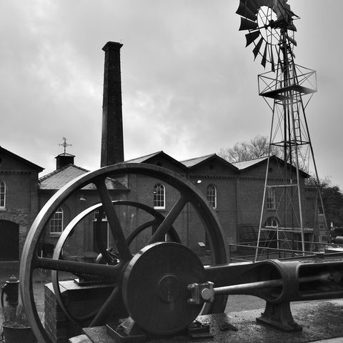 Alfred Watkin's Photograph of an old factory