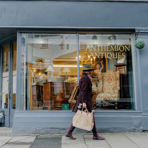 Antique shop exterior