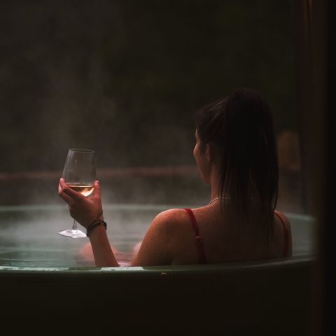 hot tub at the fold
