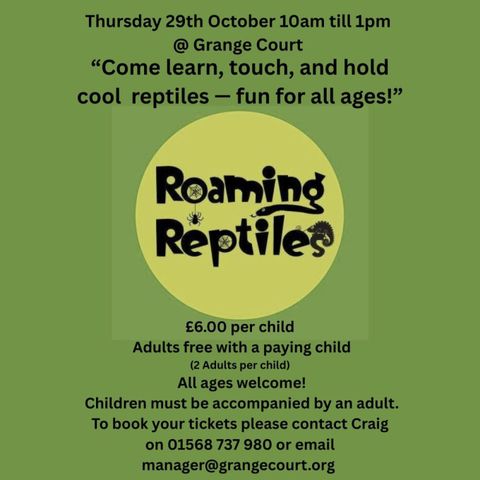 A Visit from Roaming Reptiles