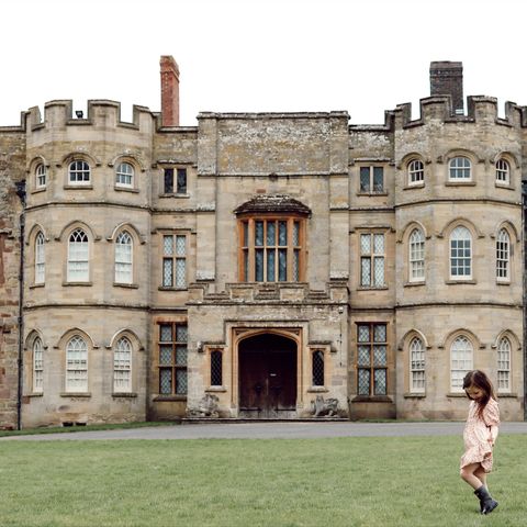 Girl at Croft Castle