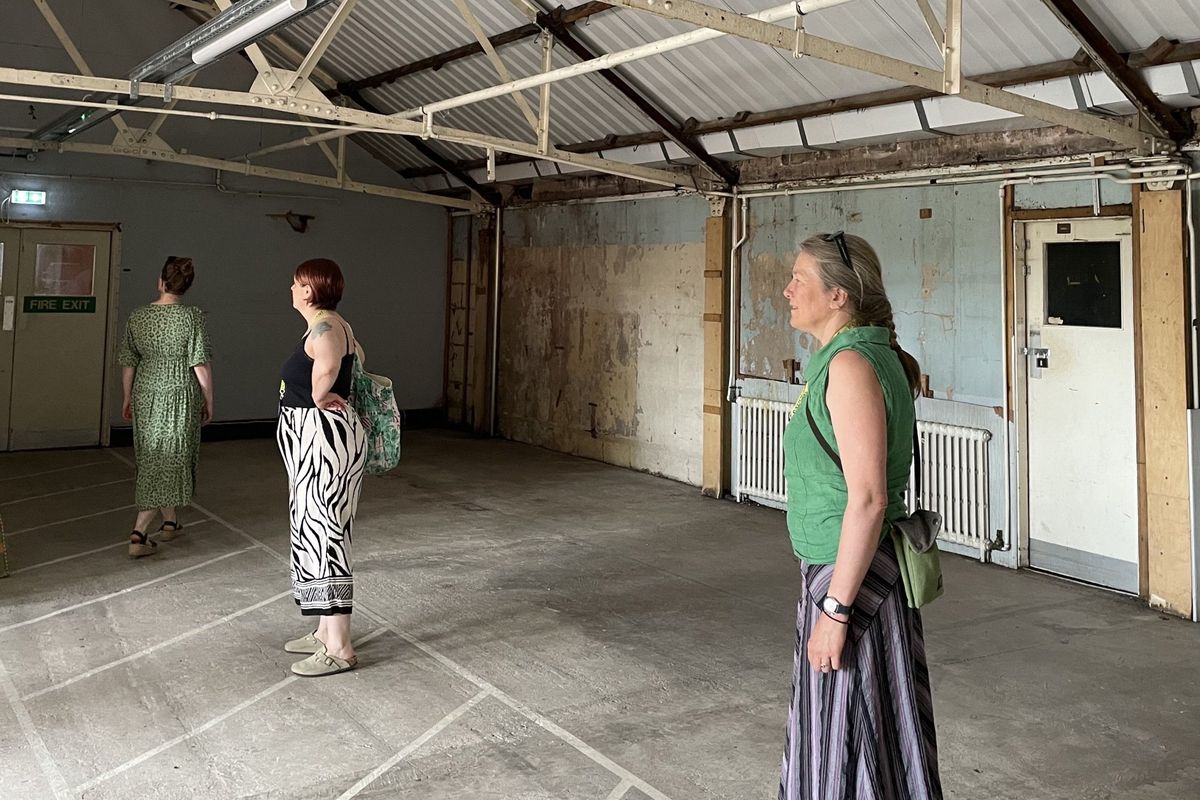Recce of exhibition spaces at the Museum