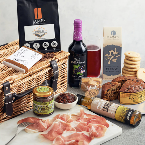 Hamper of food and drink
