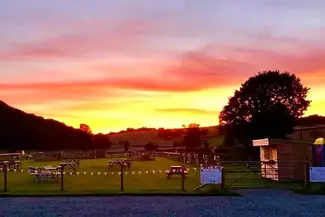 Yatton Farm at sunset