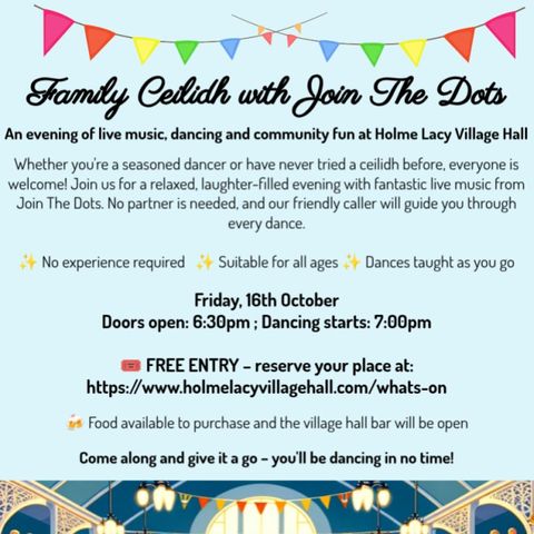 Free Family Ceilidh with Join The Dots