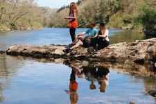 Young People at Symonds Yat, river Wye