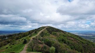 View of the summit of Black Hill (Malverns)