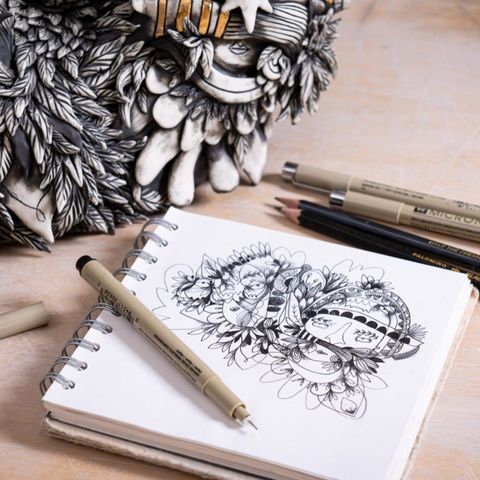 Lucy Baxendale Sketch to Sculpture