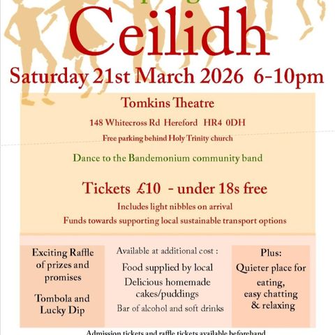 Spring HTA Ceilidh with Bandemonium