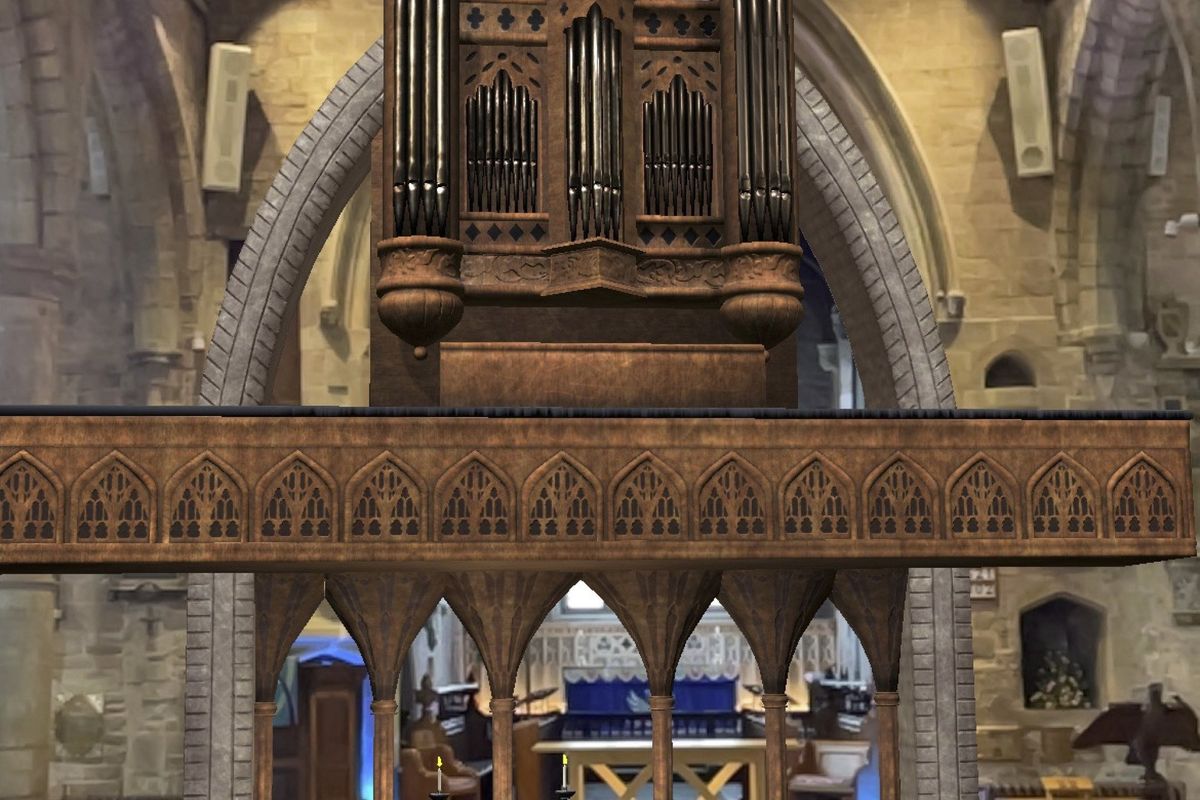 The Rood Screen in St Mary's