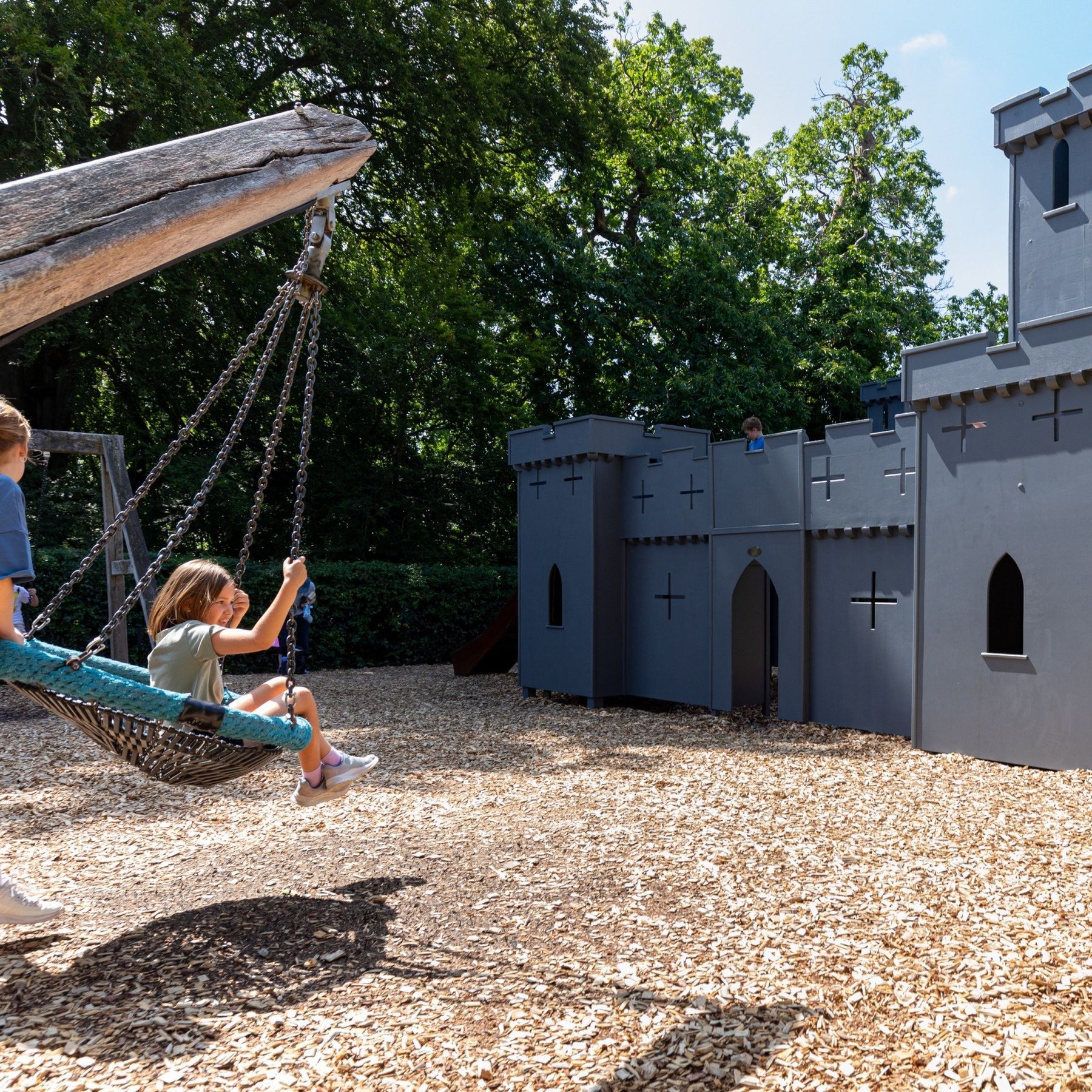 Mini castle play area
