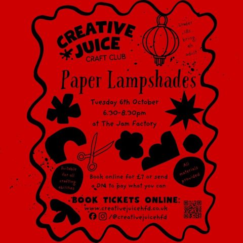 Jam Factory Craft Club - Paper Lampshades