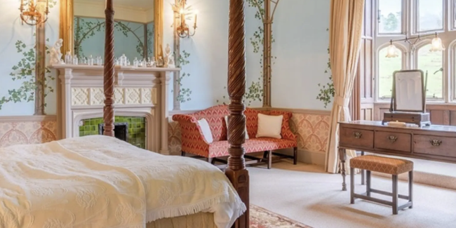 A Bedroom at Kentchurch Court 