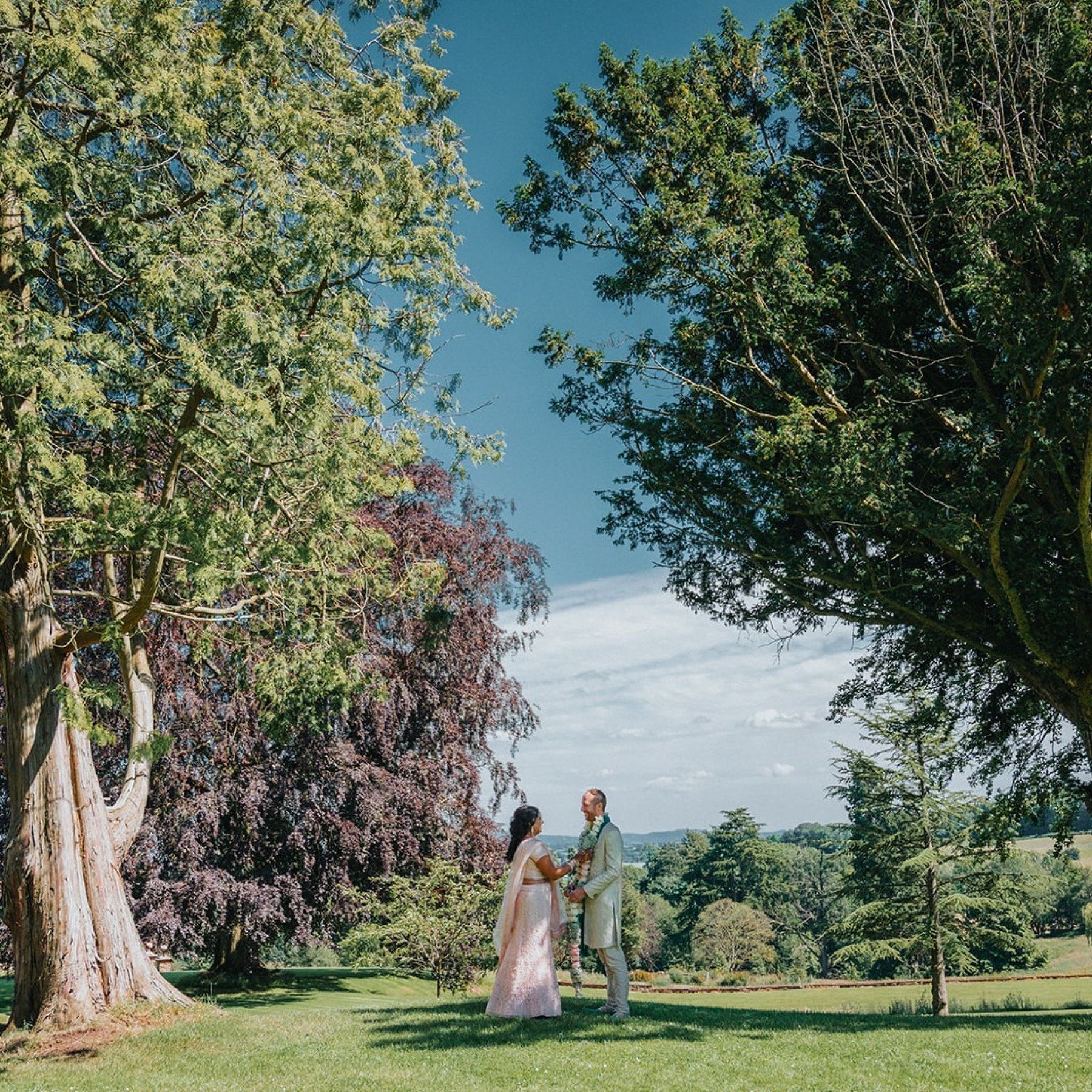 Beautiful mature parkland, natured over several centuries, provides plentiful photo backdrops