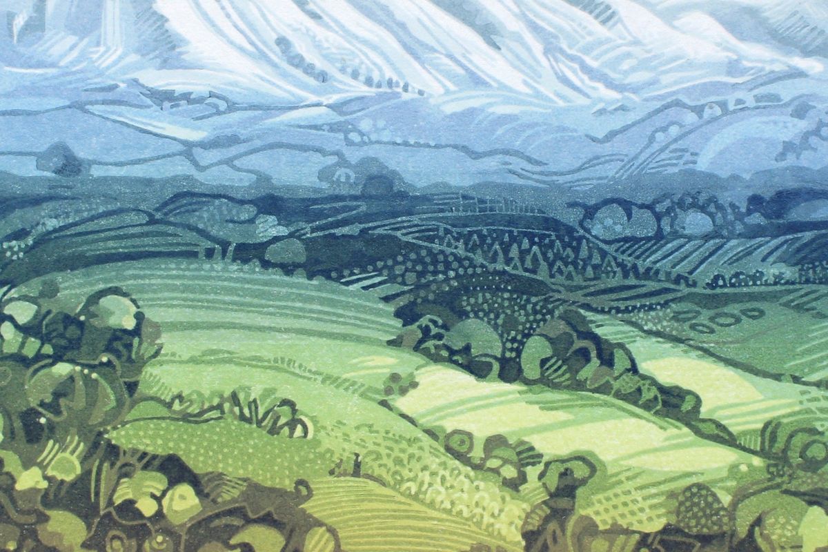 'A Dusting on the Bluff' (detail) by Miranda Whitten-Walker