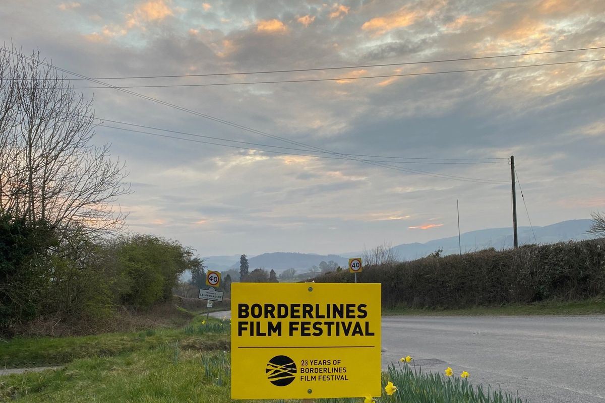 Road signage near Leintwardine