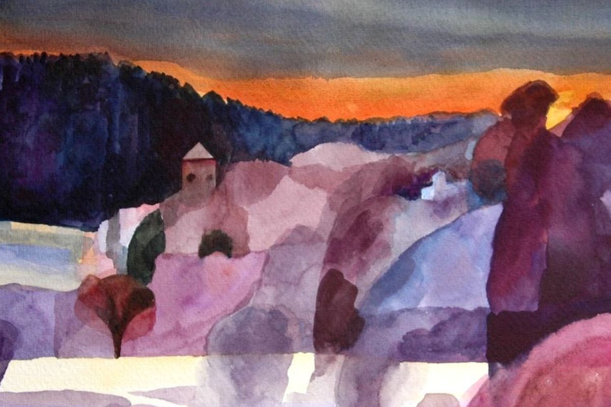 Betty Pennell - Hoarwithy Church, River View