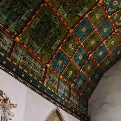 Painted Church Ceiling, Kinnersley