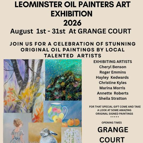 Leominster's Oil Painters Art Exhibition 2026