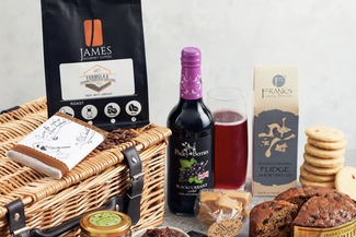 Hamper of food and drink