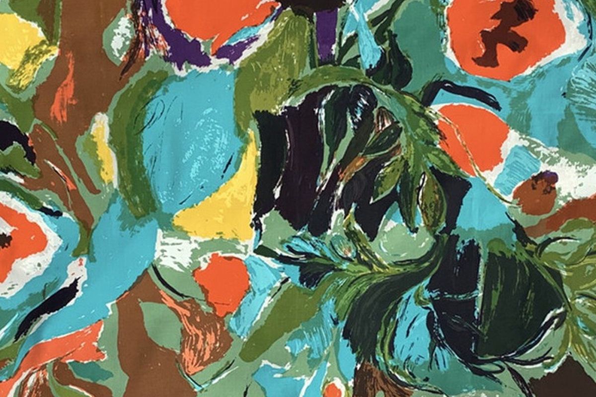 Ivon and John Hitchens fabric 'Summer Flowers'
