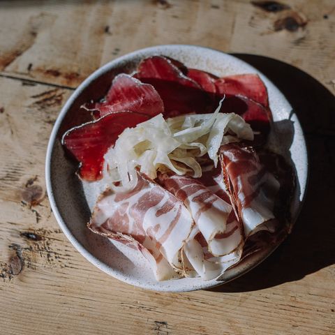 Plate of charcuterie