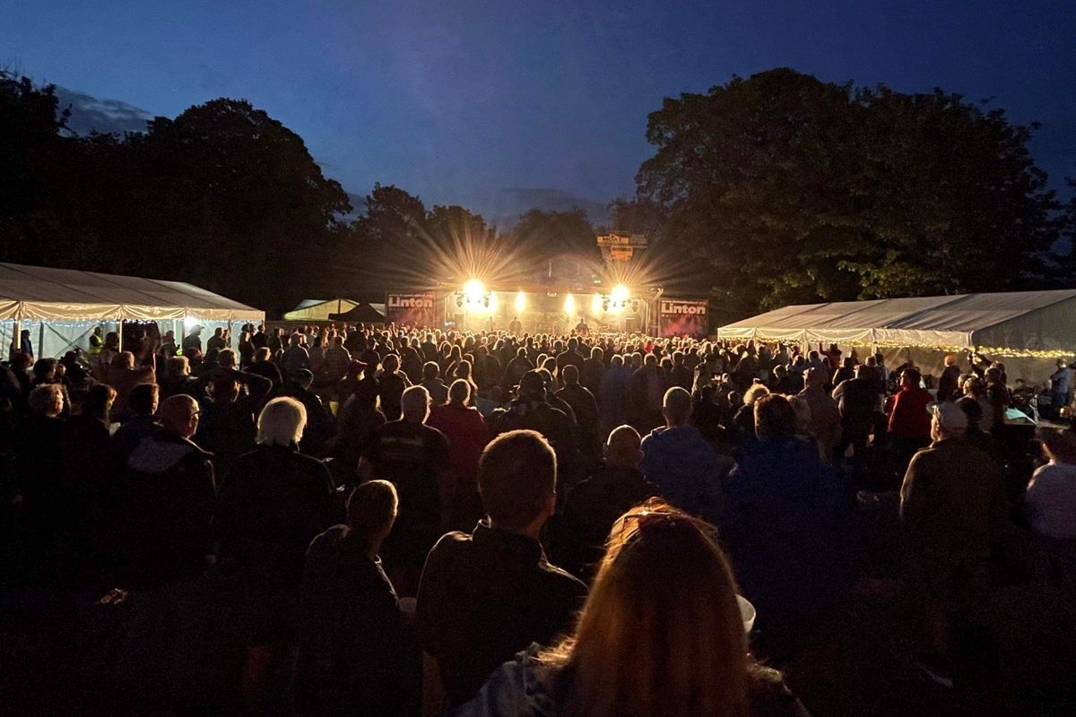 Linton Festival night scene