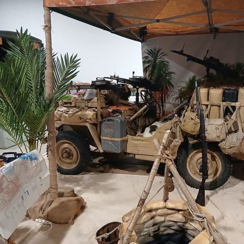 Military vehicle and weapons