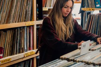 Vinyl shopping