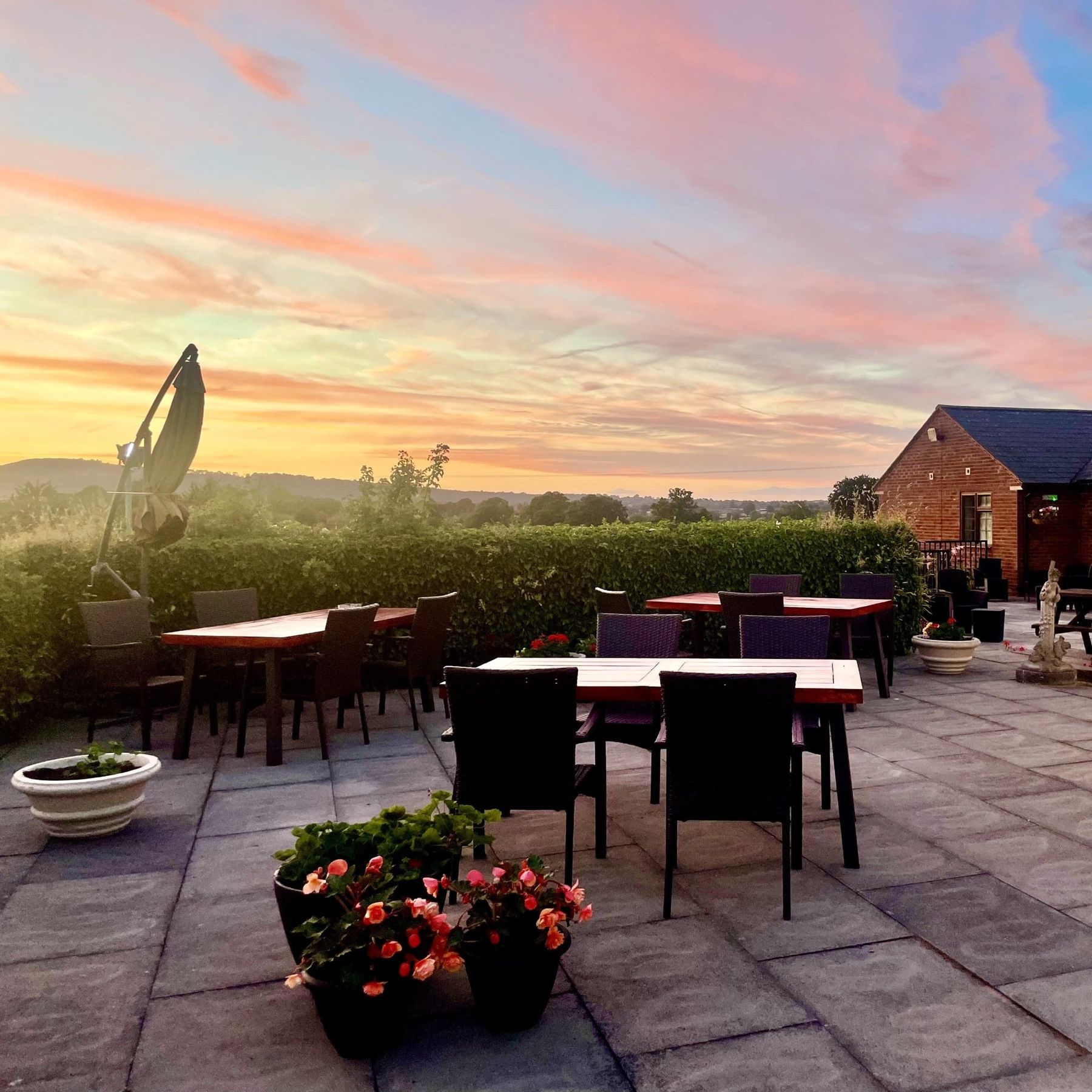 Large Outdoor Patio Area